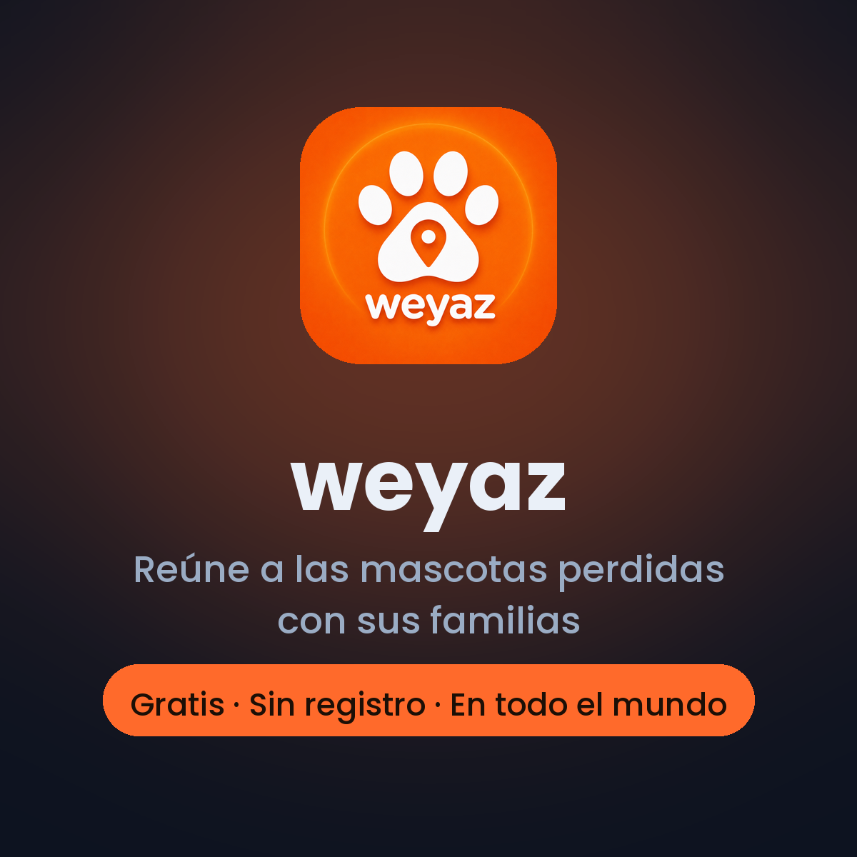 weyaz — reúne a las mascotas perdidas con sus familias